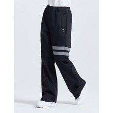 챌린저 레인쉴드 2WAY 밑단 탈부착 레인 팬츠 블랙 CHF1URP6135BK