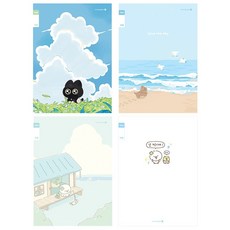 모닝글로리 초등 3-6 무제 25줄 노트 A.남아, 5개