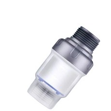 曼德旺 沐浴過濾器 家用進水過濾器 水龍頭花灑水垢過濾器, 1個, 洗衣機過濾器（送7濾芯）