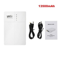 6000mAh 13500mAh UPS DC 무정전 전원 공급 장치 5V 9V 12V 27W USB (와이파이 공유기 모뎀 카메라 배터리 백업용), 13500mA