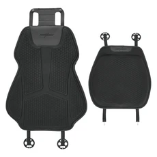 시원한 통기성 카시트 커버 매트 패드 요추 등 지지대 쿠션 범용 여름 젤 등받이 쿨링 장시간 앉기, 01 Seat (back) cushion