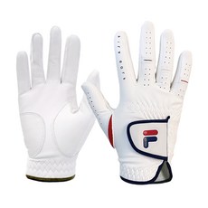 FILA GOLF 男女通用 高級貼合 半羊皮 高爾夫手套 右手用, 混合色, 1個