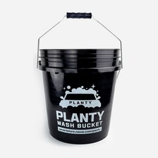 월드크린 플렌티 세차 버킷, 18L, 블랙