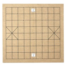 인효 바둑판 보급형 벌크 두께 1cm 장기판 경첩바둑판 양면 바둑판 접이식, 1개