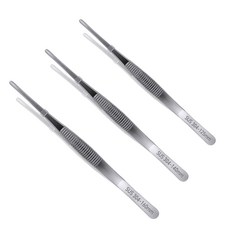 플러스리빙 핀셋 SUS-304 일반형 직선형 18cm 20cm 정밀 집게 스테인레스, 1개, 직선180mm