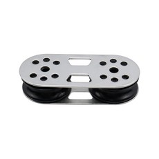 [ 783237 ] Risbay 실버 체육관 도르래 블록 스테인리스 스틸 피트니스 케이블 풀리 벽 마운트 고정 휠 시스템 장비 리프팅 1개