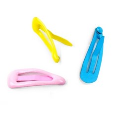 JT 댕냥이 미간 똑딱이핀 강아지헤어소품, 노랑