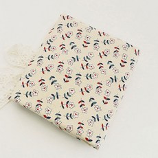 퀼트 만들기재료 원단 면20수 플라워 베이지, 1개, 썸네일색상