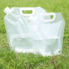 아웃도어 캠핑 차박용 물통 접이식 투명 물주머니 3l 캠핑물주머니 캠핑워터백