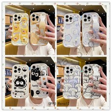 卡通腕帶奶油 防摔手機殼 適用OPPO Reno12 Reno11 Reno10 Reno 12F 11F 8T 保護殼