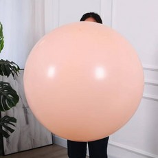 탱탱볼 촉감볼 스펀지공 빅볼 문볼 실리콘볼 에어볼, China Mainland, 36inch 2pcs, macaron orange