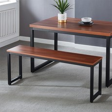 나인홈 벤치의자 3인 원목 현관 식탁 다이닝 체어, 멀바우