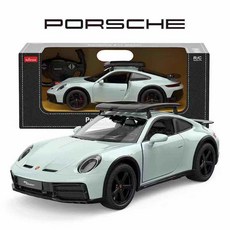 F1 RC 페라리 레이싱카 스포츠카 USB 충전 자동차 다양한브랜드모델 선물, 공식 표준, 포르쉐 911 Daksr  1 14  그린