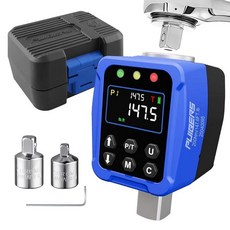 PUIBERS 디지털 토크 어댑터 1.3cm(1/2인치) 드라이브 7.3-147.5Ft-lb / 10-200Nm LCD 디스플레이 ±1% 정확도가 있는 전자 렌치 컨버터, 3 1/2" 7.3-147.5 FT.LB Digital