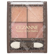CEZANNE 4色眼影, 01溫暖的珊瑚, 1個
