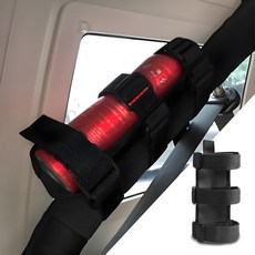 HAOBO 자동차 롤 바 소화기 마운트 홀더 액세서리 조절 가능한 스트랩 마운트 지프 랭글러 CJ YJ TJ LJ JK JKU JL JLU에 적합 164918 6238393