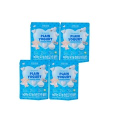자연주의 유기농 하트요거트 플레인, 4개, 20g