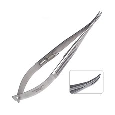 SHUFA 슈파 카스트로비에조 니들홀더 14cm 지침기 Castroviejo NeedleHolder, 1개, 슈파 카스트로비에조 니들홀더 14cm 곡선형