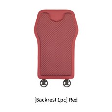자동차 좌석 쿠션 커버 등받이 보호 패드 액세서리, 기타, 사계절, Backrest-Red-1pc