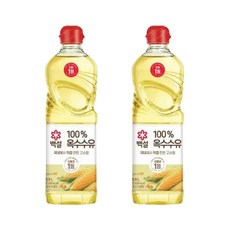 백설 옥수수유 900ml x2개, 2개