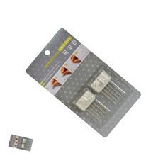 이렌콩 소품걸이 2개입 꽂꼬핀 벽걸이고리 벽지삔, 1