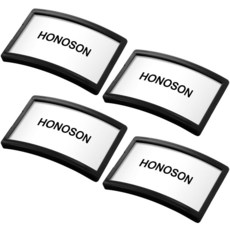 Honoson 4팩 스키 패스 홀더 고글 리조트 시즌 8.9 x 5.1cm(3.3 2인치) 표준 신용 카드 사이즈 (블랙) 303505 8609505428