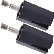 BESPORTBLE 2개 전기 기타 줄 감기 드릴 플러그 도구 교체 부품 빠른 교체용 반주 및 베이스 만돌린용, BESPORTBLE 2개 전기 기타 줄 감기 드릴 플러