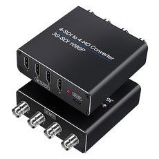 4-SDI轉4-HDMI轉換器 3G-SDI 1080P高清影音轉換器 支援多設備連接 即插即用, 1個, 50-518-01
