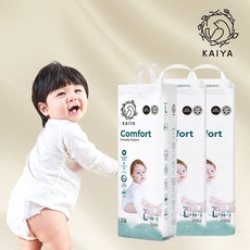 카이야 컴포트 에브리데이 프리미엄 기저귀 팬티형 남여공용, 대형(L), 114매