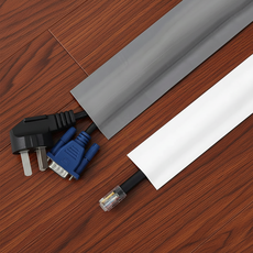 에이솜 잘라쓰는 테이프형 전선 케이블 전선 몰딩 3M, 1개, 그레이 x 38mm x 3m