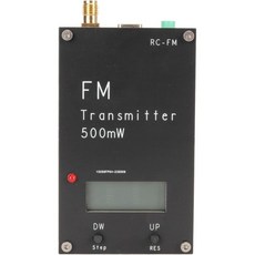 LCD 화면 2000M 주파수 조절 가능 일반 라디오 수신을 위한 USB 타입 C 포트를 갖춘 500mW FM 송신기