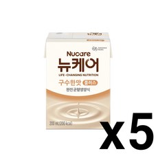 대상 뉴케어 구수한맛 200ml 30팩, 5개