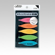 Clover 可樂牌 57-833 彩色梭編梭子五入組 梭邊編織配件, 1個