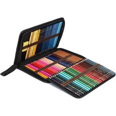 YOUNGCOL 72 연필 연필꽂이 색상 컬러 필통 보관함 슬롯 보라색 정리함, Black 4C