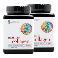 Youtheory 海洋膠原蛋白錠, 2罐, 290顆