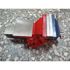 經濟型鑄鋼桌上虎鉗，穩固耐用萬力夾具，適用於DIY與專業工作 (4吋 8吋), 1個, 4吋