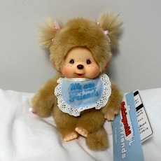 일본 정품 몬치치 스위트슈가 양갈래 소녀 인형 S, 1개, 브라운, 24cm 1개, 브라운, 24cm