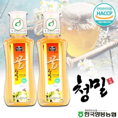 양봉농협등급있는 청밀 아카시아꿀 x2/HACCP인증, 1개, 500g