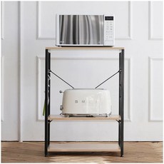 JT DY 이지심플 전자레인지 선반 (기본형) 다용도선반 생활용품 전자렌지선반, 블랙