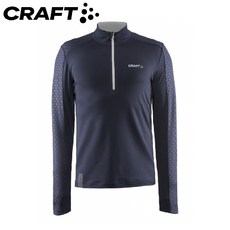 CRAFT 男 長袖拉鏈中層衣