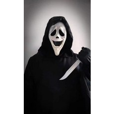 할로윈 재미 죽음 공포 해골 마스크 스크립트 킬 새벽 킬러 비명 고스트 마스크, 규격 없음, 비명 소리가 입을 벌리고 웃다 놀랐다.