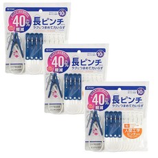 도와 산업 세탁 바사미 LST 세탁 긴 핀치 끈 첨부 블루 & 화이트 약 4.1×1.2×12 끈을 포함한 cm 10개입×3 세트 24843, 1개, 상세페이지 참조