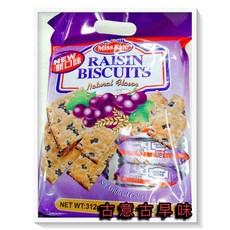 古意古早味 葡萄蘇打餅 (原味葡萄餅) 312公克 / 12小包, 1個
