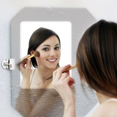 PNC 욕실용 거울 안티포그 방수 발수 김서림방지 코팅필름 320x240mm 1+1 세트, 직사각형+타원형