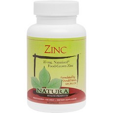 NATURA HEALTH PRODUCTS 鋅補充膠囊, 60顆, 1罐
