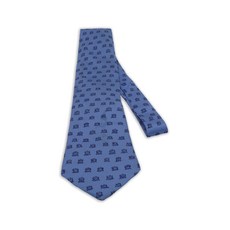 에르메스 중고 오블 프린트 넥타이