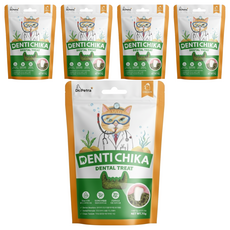 Dr.Petra 沛特拉醫生 貓咪潔牙餅, 雞肉口味, 5包, 70g
