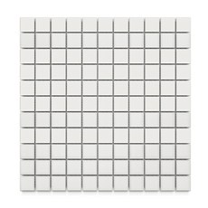 접착식 자기질모자이크 크림화이트 무광 25mm 1장, 단품, 1개