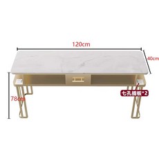 네일아트 테이블 가구 데스크 선반 작업대 책상, 1개, 1.2M사각형/원형(콘센트2개)