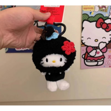 헬로키티 패션 인형 가방 키링 귀여운 캐릭터 자동차 키홀더 토마토키티
